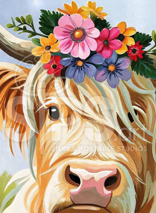 Bloom & Graze: Highland Cow @ Toastique, Rocklin | Sun. April 26th @ 3p